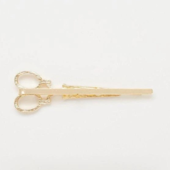 "Snip & Clip" Unique Scissor Gold/Silver Hair Pin - Picture 7 of 8